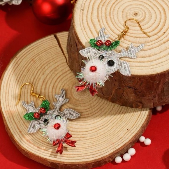Reindeer Earrings - Picture 3 of 6